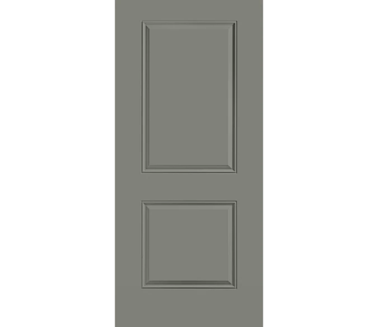 Meredith 2 Panel Square Steel Entry Door