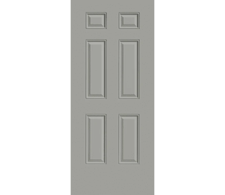 Meredith 6 Panel Steel Entry Door