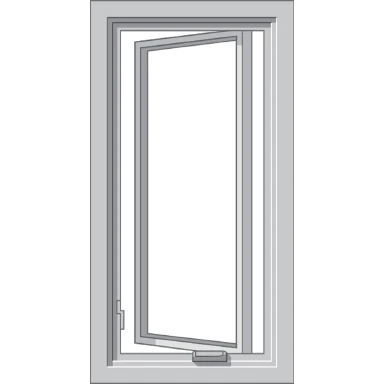 Meredith Pella Hurricane Shield Series Vinyl Casement Window