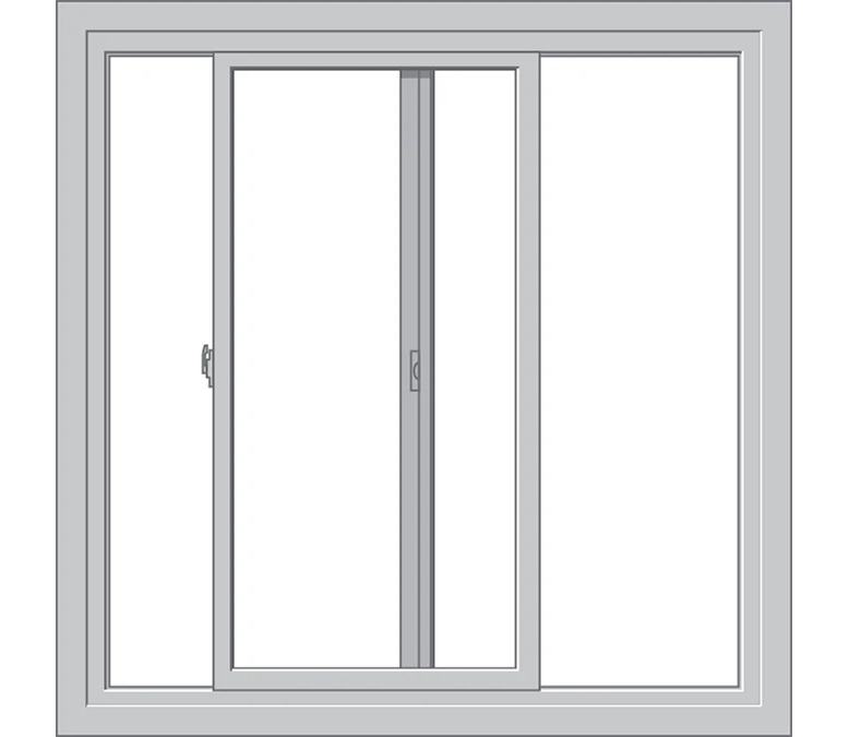 Meredith Pella Hurricane Shield Series Vinyl Sliding Window