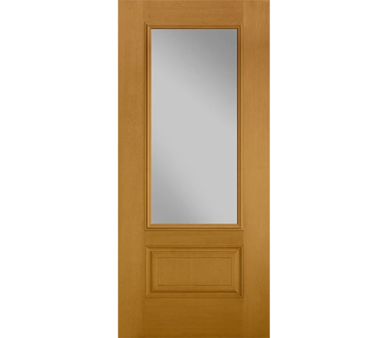 Meredith Three Quaters light Fiberglass Entry Door